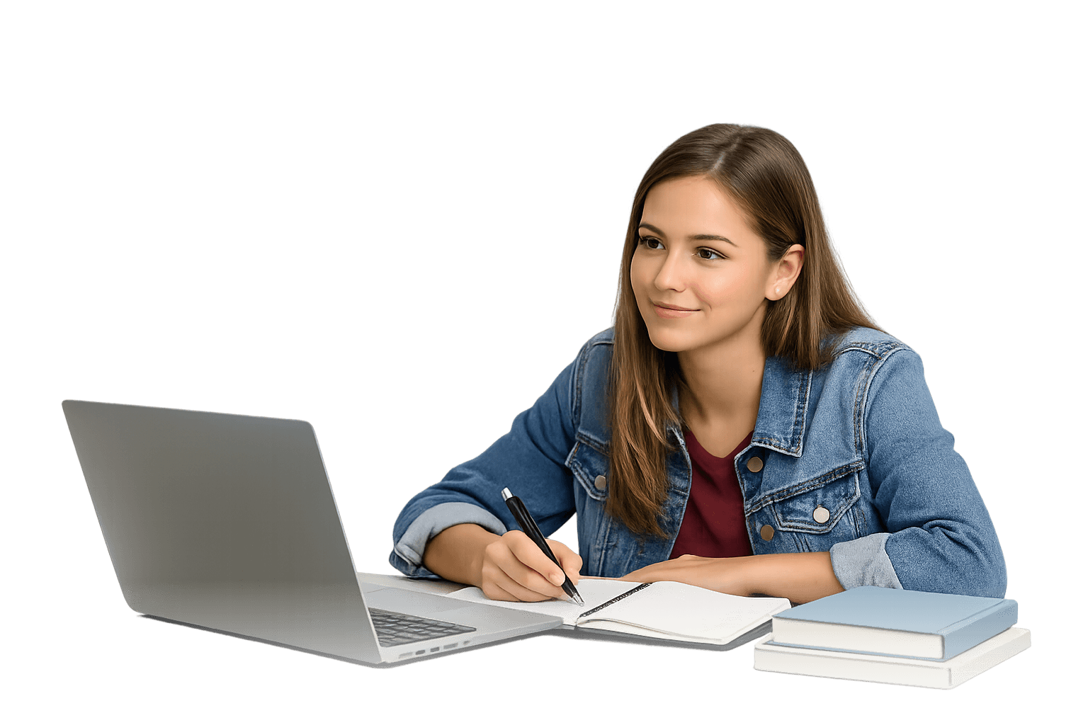 A tutoring session in progress